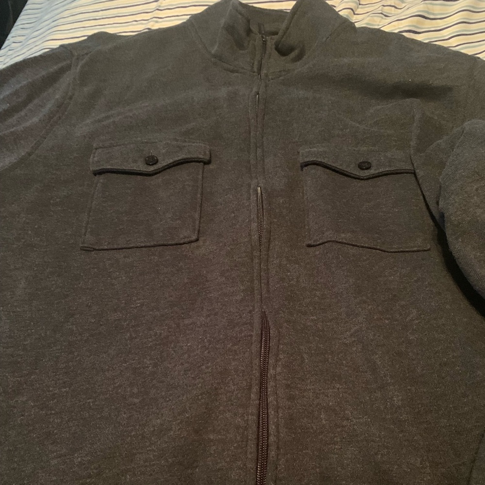 Van Heusen Grey Zip Up Jacket XXL